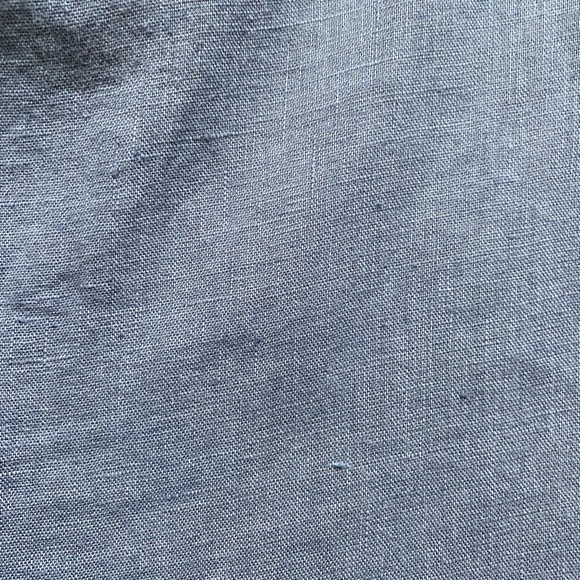 NAVY BLUE LONG 100% LINEN TUNIC / DRESS. Sz M. BOHO/LAGENLOOK. MADE IN ITALY - Picture 15 of 15